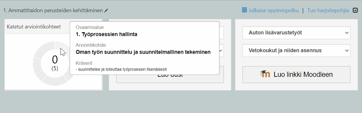 Ammattitaidon perusteiden kehittäminen esittely