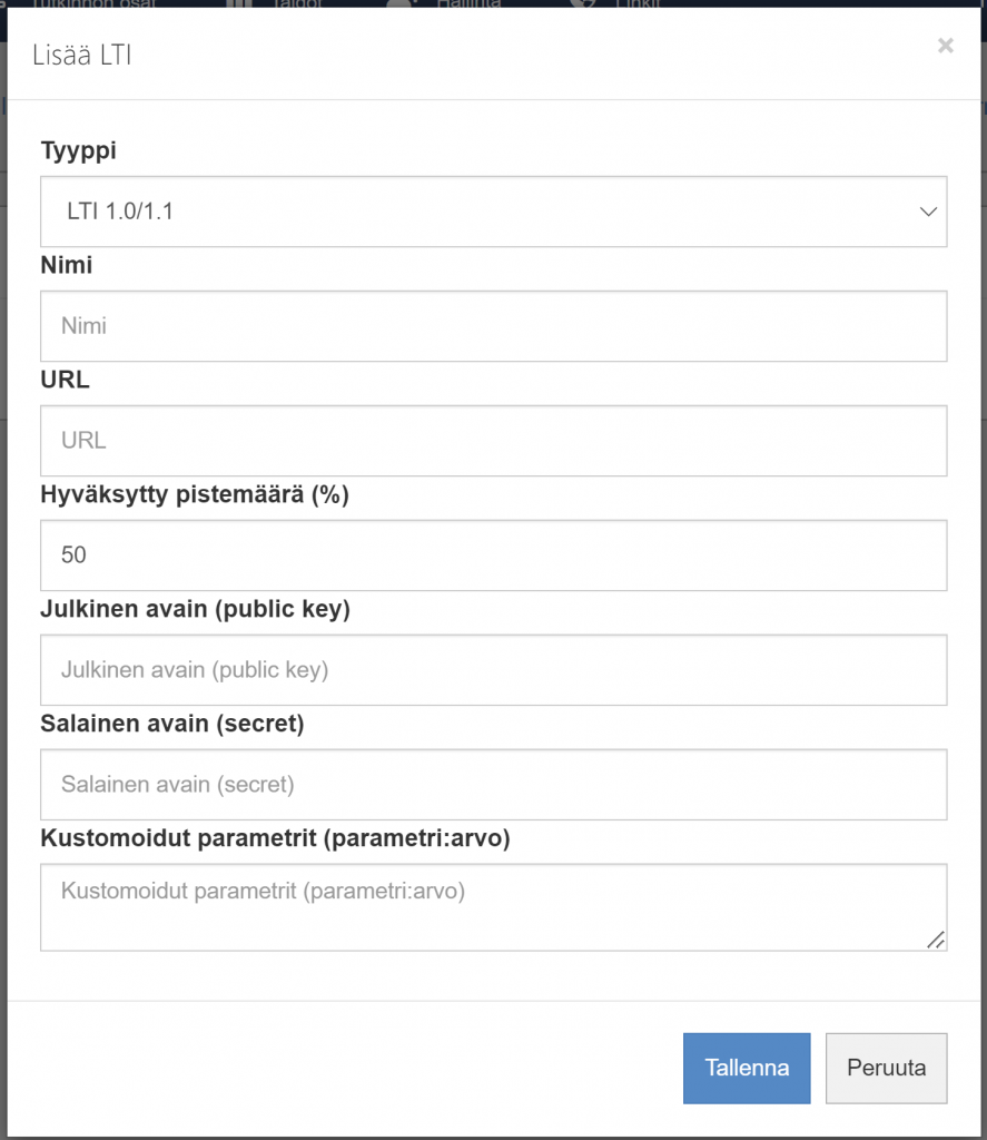 LTI 10 asennus
