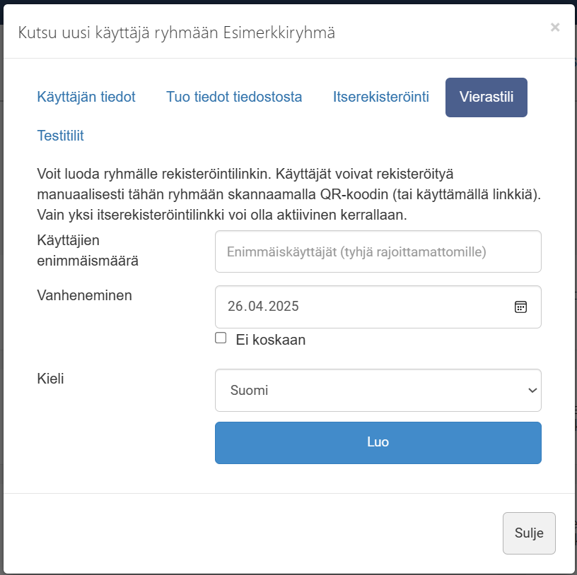Vierastili