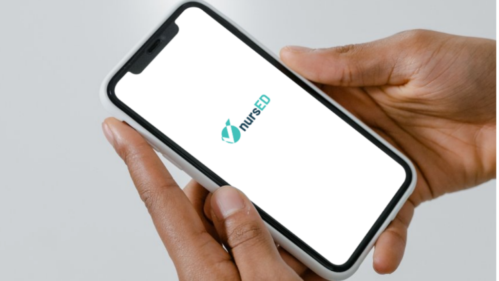 nursed logo puhelimen ruudulla