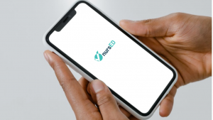 nursed logo puhelimen ruudulla